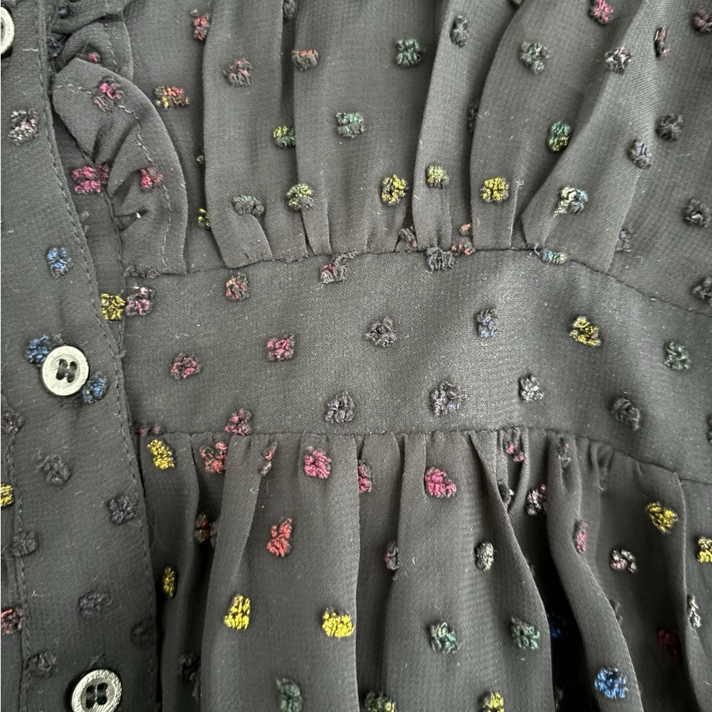 Anthropologie Audrey Clip Dot Shirtdress size: 2 - Picture 6 of 6